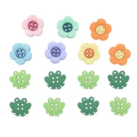 Набор пуговиц 'Лето в деревне', Dress it up