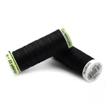 Набор швейных нитей (744506 Нить Top Stitch 30м, 748277 Нить Sew-All 200м) 2шт/упак Гутерманн, 000 черный