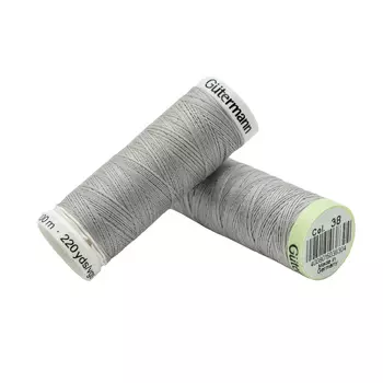 Набор швейных нитей (744506 Нить Top Stitch 30м, 748277 Нить Sew-All 200м) 2шт/упак Гутерманн, 038 св.серый