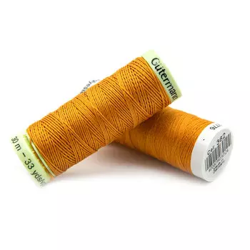 Набор швейных нитей (744506 Нить Top Stitch 30м, 748277 Нить Sew-All 200м) 2шт/упак Гутерманн, 362 оранжево-желтый