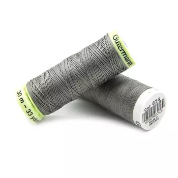 Набор швейных нитей (744506 Нить Top Stitch 30м, 748277 Нить Sew-All 200м) 2шт/упак Гутерманн, 634 пепельно серовато-зеленый