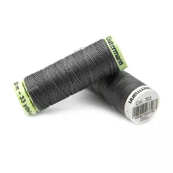 Набор швейных нитей (744506 Нить Top Stitch 30м, 748277 Нить Sew-All 200м) 2шт/упак Гутерманн, 701 перламутрово-грифельный