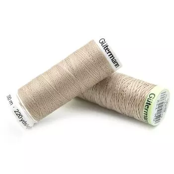 Набор швейных нитей (744506 Нить Top Stitch 30м, 748277 Нить Sew-All 200м) 2шт/упак Гутерманн, 722 светло-бежевый