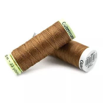 Набор швейных нитей (744506 Нить Top Stitch 30м, 748277 Нить Sew-All 200м) 2шт/упак Гутерманн, 887 бежево-горчичный