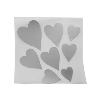 Набор светоотражающих наклеек на одежду 'Сердце'