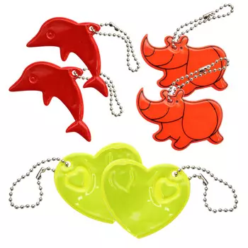 Набор светоотражающих подвесок №7, упак (6 шт)