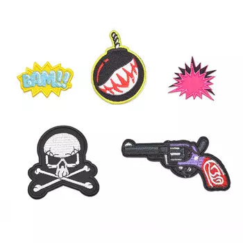 Набор термоаппликаций 'Бам', 5шт, Hobby&amp;Pro