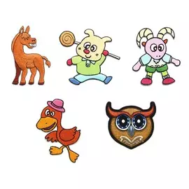 Набор термоаппликаций детский №3, упак(5шт), Hobby&amp;Pro