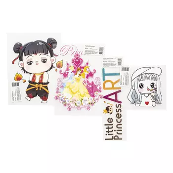 Набор термоаппликаций для одежды 'Принцесса'