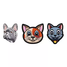 Набор термоаппликаций Домашние животные, упак(3шт), Hobby&amp;Pro