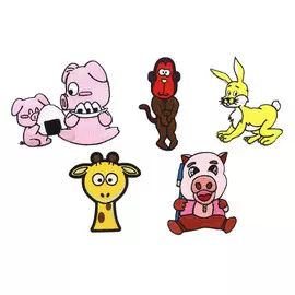 Набор термоаппликаций Друзья,упак(5шт), Hobby&amp;Pro