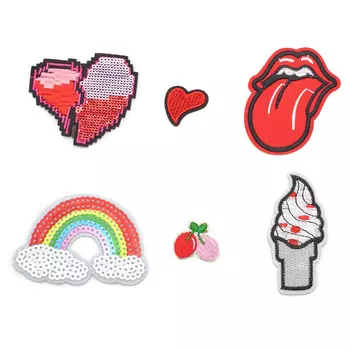 Набор термоаппликаций 'Гламур', 6шт Hobby&amp;Pro