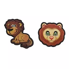 Набор термоаппликаций Львы,упак(2шт), Hobby&amp;Pro