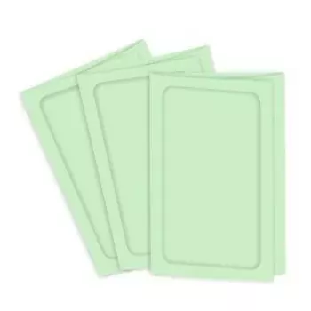Набор тройных открыток с окошком 14*20 см 3шт арт. card3 (F) (130 зеленый чай)