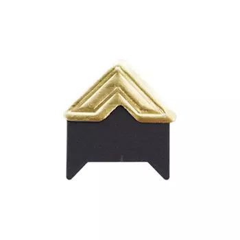 Набор уголков для фотографий 1,5*1,5*2,0см, 24шт/упак (ARS003 - золото/черный)