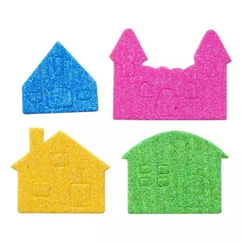 Наклейка К 601 (ЭВА) с блестками (Дома)