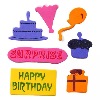 Наклейка Н 201 (ЭВА) (День рождения)