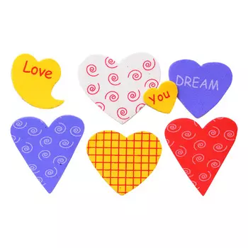 Наклейка Н 201 (ЭВА) (Сердечки)