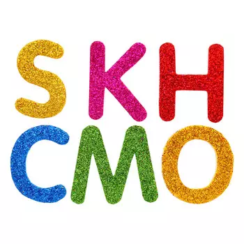 Наклейка Н 206 (ЭВА) (Буквы)