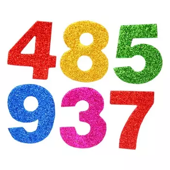 Наклейка Н 206 (ЭВА) (Цифры)