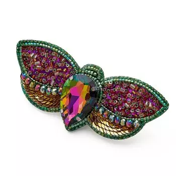 НБР-18015/2 Набор для вышивания бисером: Брошь «Жук хамелеон»