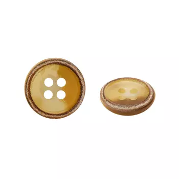 NE143 Пуговица 24L (15мм) 4пр. (Beige (бежевый))
