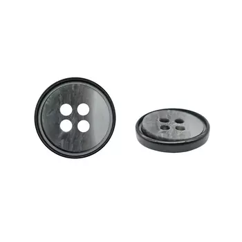 NE52 Пуговица 24L (15мм) 4пр. (Black (черный))