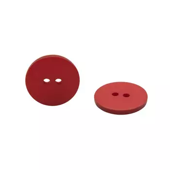 NE63 Пуговица 28L (18мм) 2пр. (Red (красный))