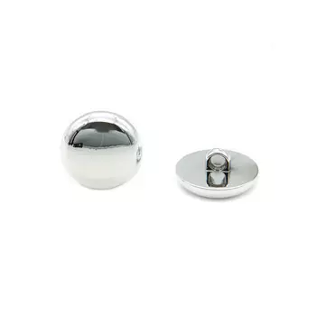 NE69 Пуговица 24L (15мм) (Silver (серебристый))