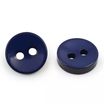NE74 Пуговица 14L (9мм) 2пр. (Blue2 (синий2))