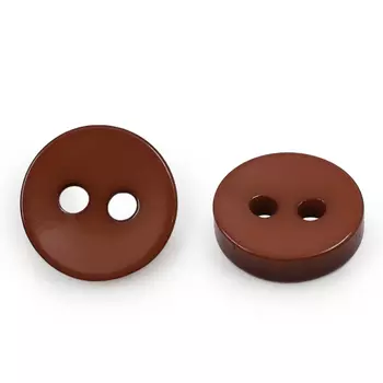 NE74 Пуговица 14L (9мм) 2пр. (Brown (коричневый))