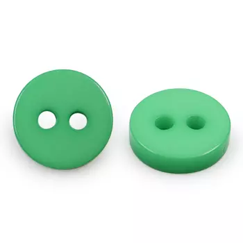 NE74 Пуговица 14L (9мм) 2пр. (Green1 (зеленый1))