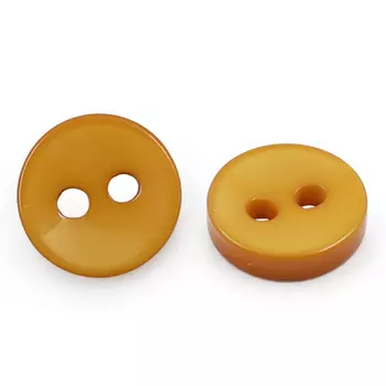 NE74 Пуговица 14L (9мм) 2пр. (Mustard (горчичный))
