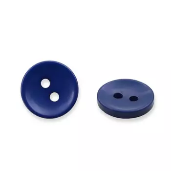 NE74 Пуговица 18L (11мм) 2пр. (Blue2 (синий2))