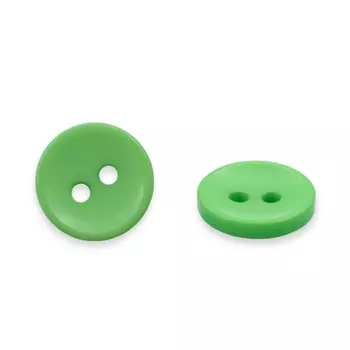 NE74 Пуговица 18L (11мм) 2пр. (Green1 (зеленый1))