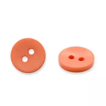NE74 Пуговица 18L (11мм) 2пр. (Orange1 (оранжевый1))
