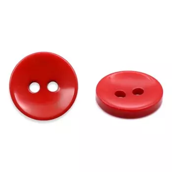 NE74 Пуговица 18L (11мм) 2пр. (Red (красный))