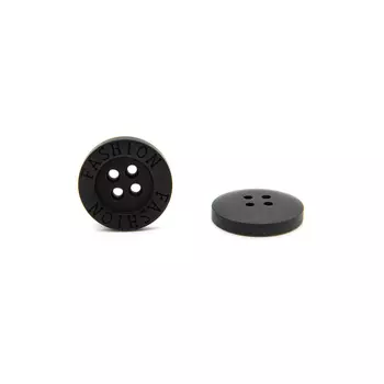 NE77 Пуговица 18L (11мм) 4пр. (Black (черный))