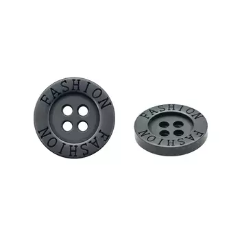 NE77 Пуговица 28L (18мм) 4пр. (Black (черный))