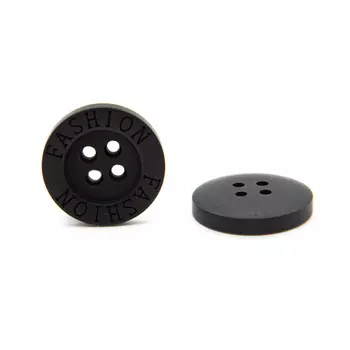 NE77 Пуговица 32L (20мм) 4пр. (Black (черный))