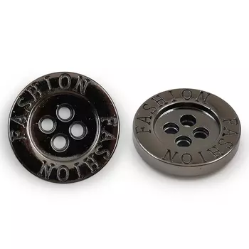 NE77 Пуговица 32L (20мм) 4пр. (Nickel (никель))