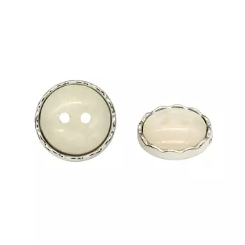 NE86 Пуговица 18L (11мм) 2пр. (Silver (серебристый))