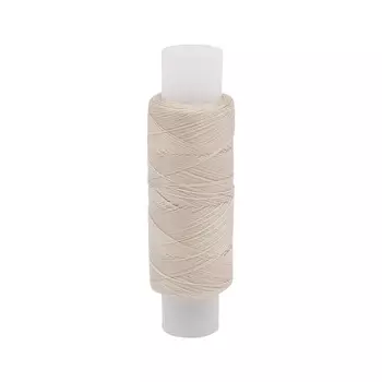 Нить для бисера 110м (полиамид 80%, полиэстр 20%) (бежевый)