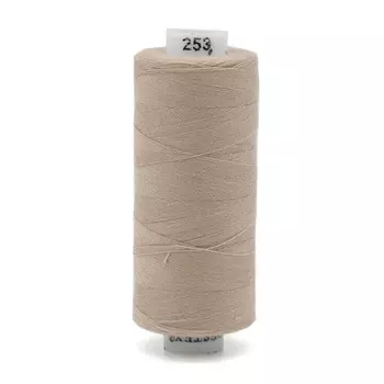 Нитки 40/2 универсальные, 400ярд, Bestex (253 гряз.серый.крем)