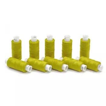 Нитки 45ЛЛ (200м) цветные наб. 10 шт (оливковый)