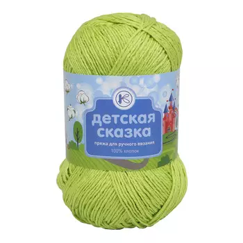 Нитки 'Детская сказка' (100% хлопок) 100г 250м (2503 салат)