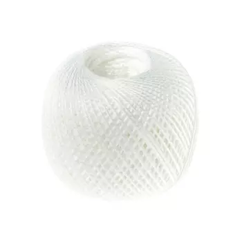 Нитки 'ИРИС' (100%хлопок) 25г 150м (0101 белый)