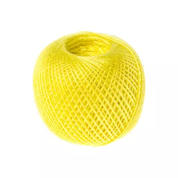 Нитки 'ИРИС' (100%хлопок) 25г 150м (0204 лимонный)