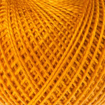 Нитки 'ИРИС' (100%хлопок) 25г 150м (0512 желто-оранжевый)