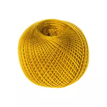 Нитки 'ИРИС' (100%хлопок) 25г 150м (5006 горчица)